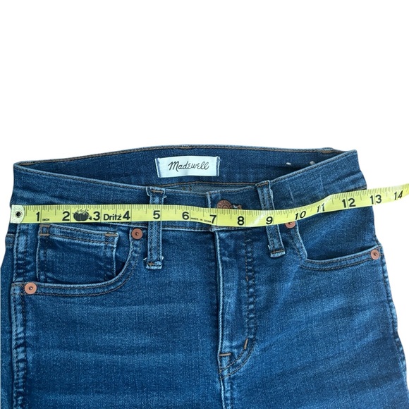 Madewell - Petite 10" High-Rise Skinny Jeans in Wendover Wash-Size 23P - Picture 7 of 12